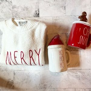 Rae Dunn Holiday Mugs